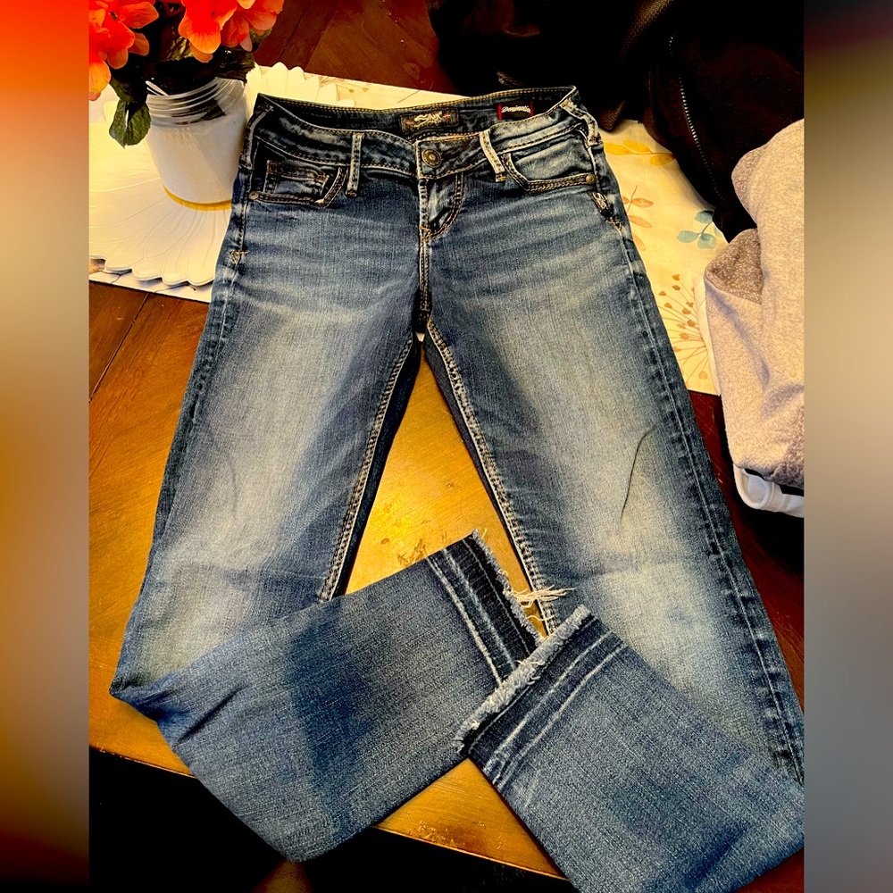 Silver jeans
